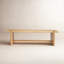 Banc en bois Moulin Lilas