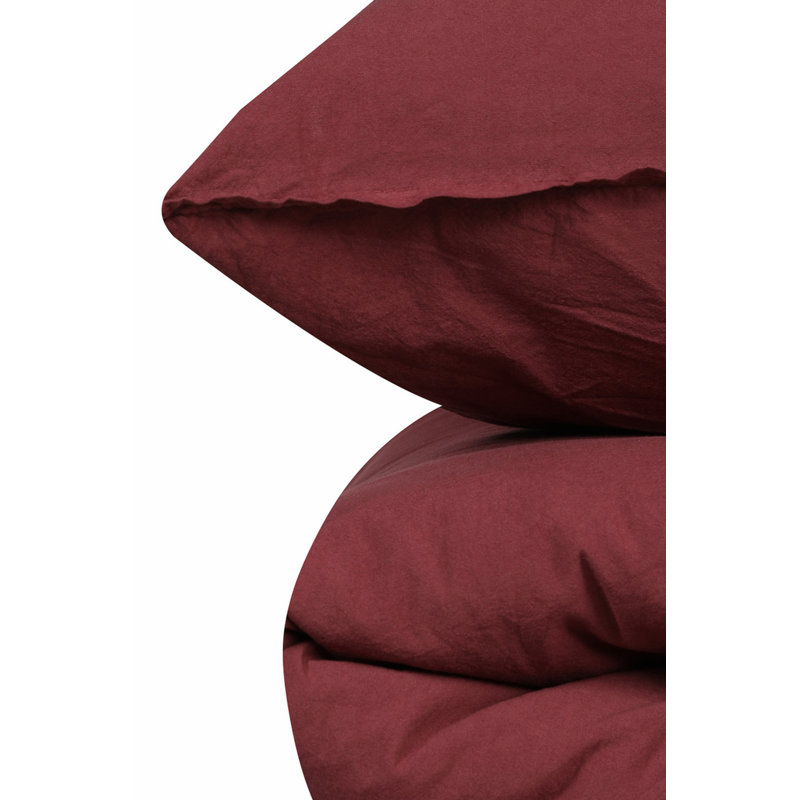 Ensemble de housse de couette 100% coton 3 pièces Eliette Brown, Brun