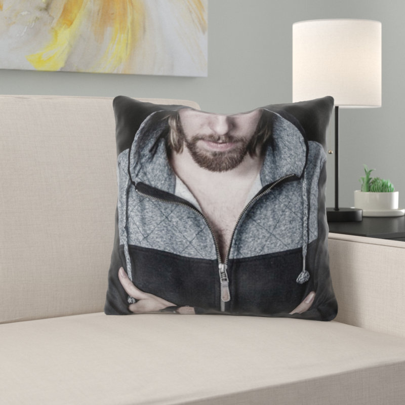Coussin décoratif man
