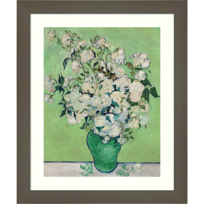 Roses, 1890 (Green Vase) Painting