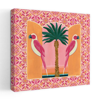 Art tropical, oiseaux tropicaux I avec animaux