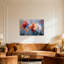 Plantes et fleurs, motif abstrait sur toile-2013779617
