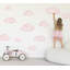 Ensemble de décalcomanie murale nuage, autocollants pastel pour chambre de bébé-656033506