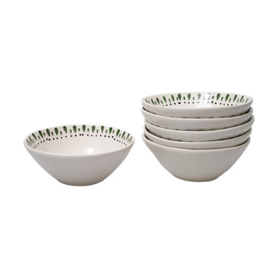Anacari Set Of 6 Bowls, 18 Cm