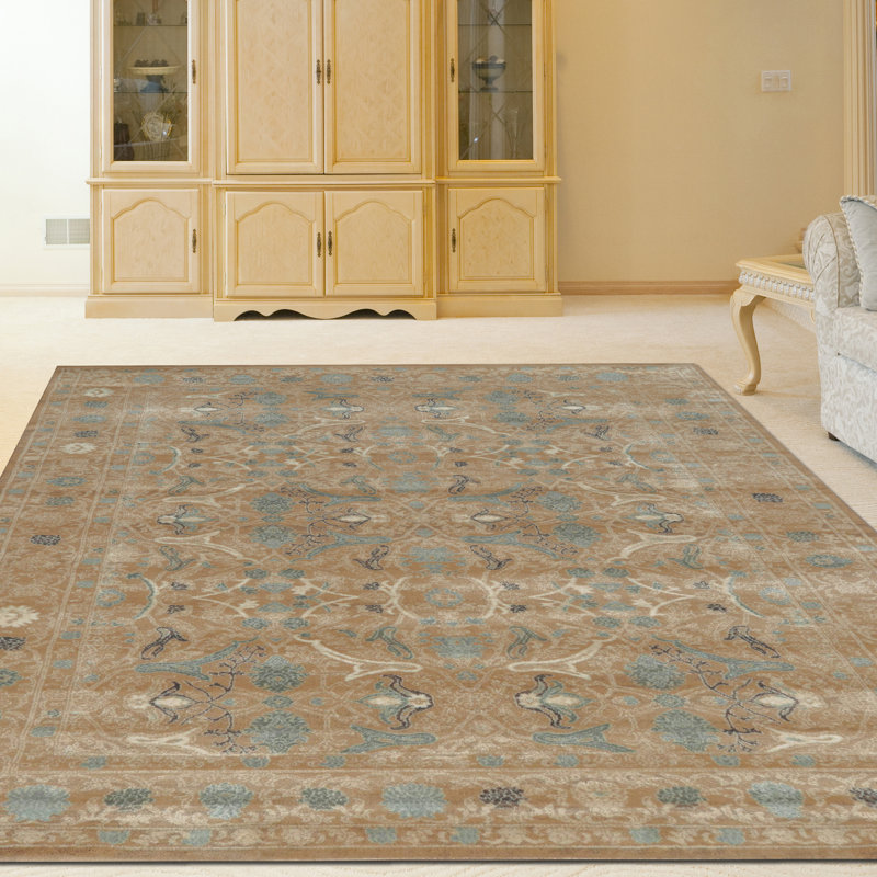 Tapis beige Elk Grove, Rectangle 3 pi 3 po x 4 pi 11 po