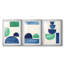 Elementary Shapes I - Impression personnalisée de qualité supérieure avec cadre mat - 3 pièces-2139988420