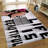 Spacious Non Woven Thin Type Printed Rug with Traditional Floral Pattern in Vibrant Hues Perfect for Living Room and Bedroom Decor-1780989175