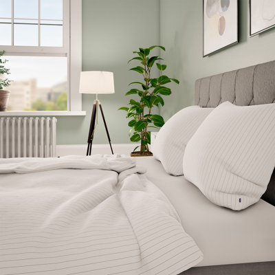 Striped Duvet Cover Set with Pillowcases Included