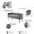 Dequarius Fabric Upholstered Bench for Bedroom-933144046