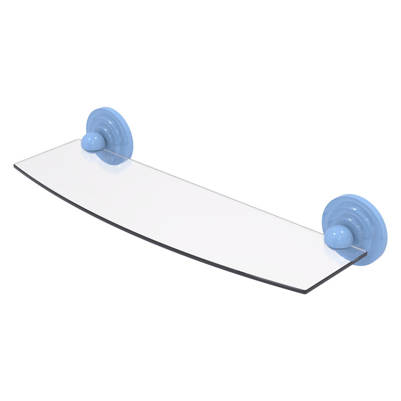 Tablette flottante Prestige Que New, H 3 po x l 18 po x P 5 po, Bleu troll plat
