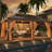 20 Ft. W x 12 Ft. D Aluminum Roof with Galvanized Steel Patio Gazebo