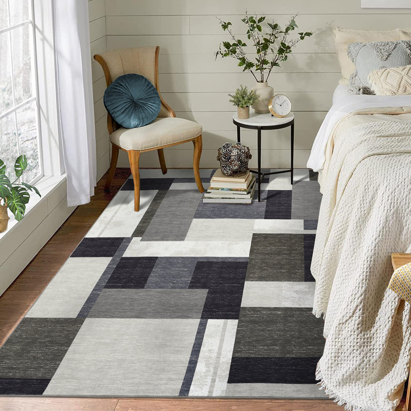 Jodhveer Washable Indoor Rug, Rectangle 5' x 7'