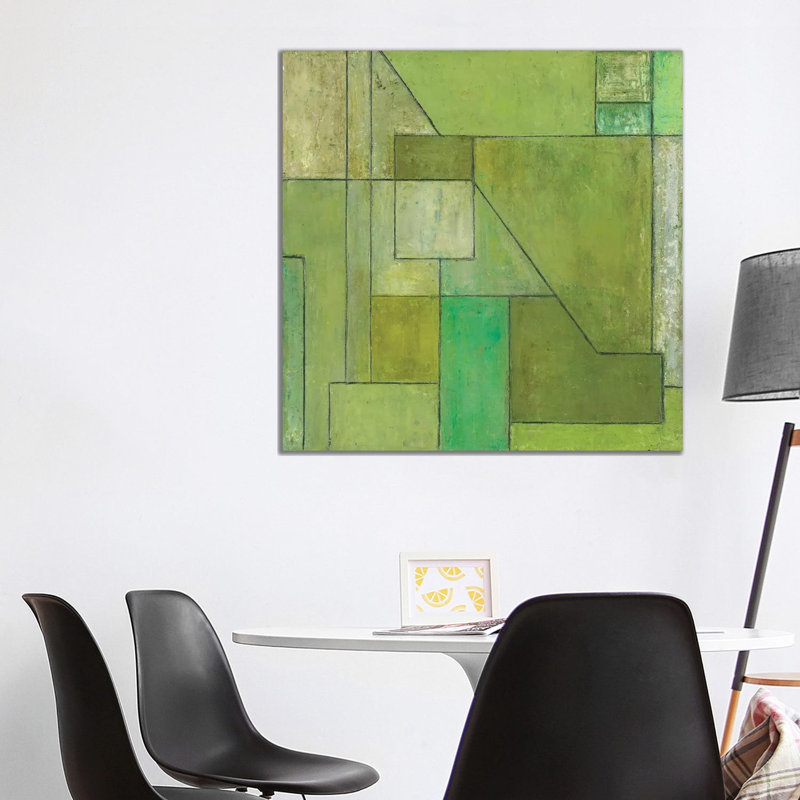 Green Light by Stephen Cimini - Painting on Canvas, Wrapped Canvas, 93.98 cm H x 93.98 cm W x 3.175 cm D