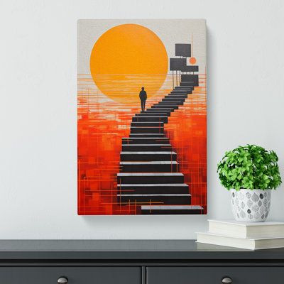 Pier Constructivism - Wrapped Canvas Print