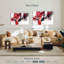 Avery - mouvement abstrait rouge-107679795