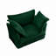 Un canapé confortable pour une personne équipé d'un grand coussin et de deux petits coussins-111949209