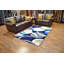Tapis bleu à motif abstrait Mccampbell-28997878