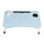 60Cm Foldable Laptop Bed Table Desk with USB Ports-1589453383