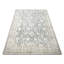 Tapis gris / beige en laine noué à la main de conception unique des années 1960 de taille 6 pi x 9 pi 6 pi 6 po x 9 pi 11 po