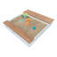 AXI 117cm x 187cm Solid Wood Square Sandbox with Cover-88358507