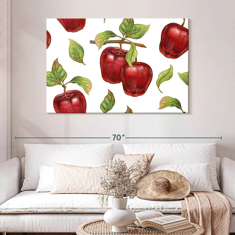 Yarlin Luscious Apples, 32" H x 48" W