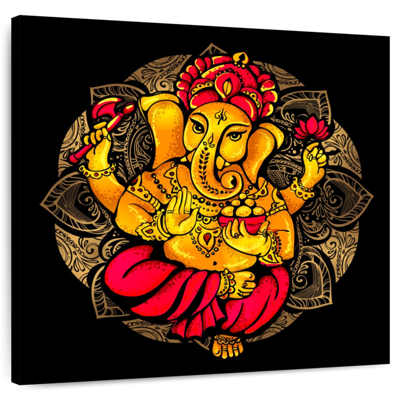Adella Ganesh Mandala, H 10 po x l 10 po
