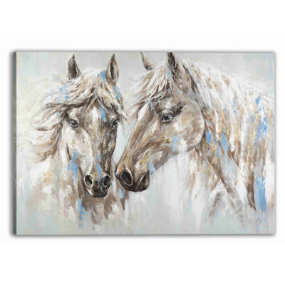 Kaylle Shining Horses - impression sur toile tendue