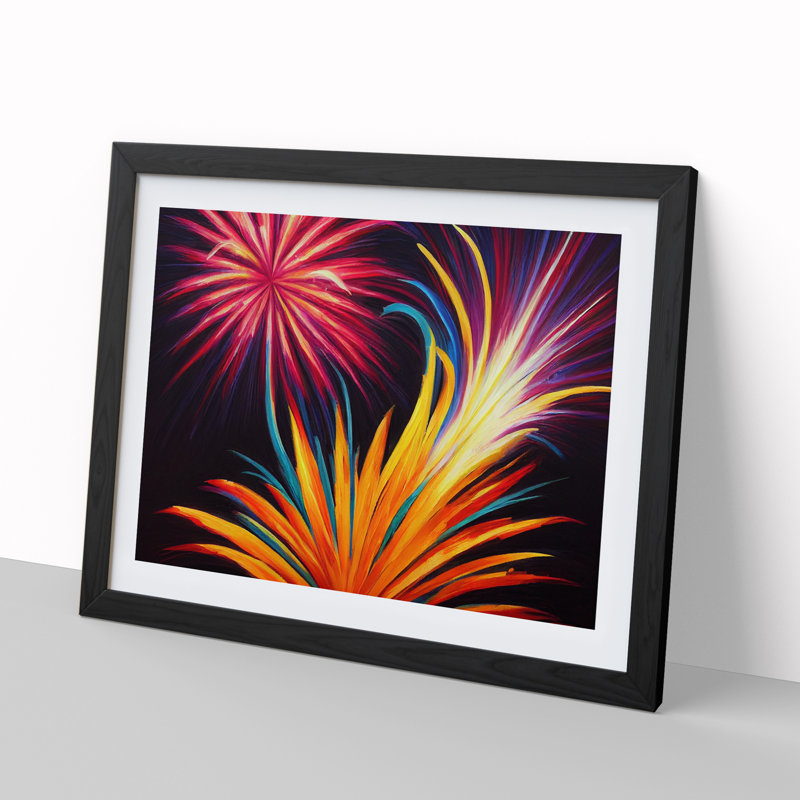 Great Fireworks - Print, Black, 46cm H x 64cm W