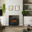 Dimplex Cassia Noir Large Optiflame Freestanding Electric Stove Fire, Black, 62 cm W