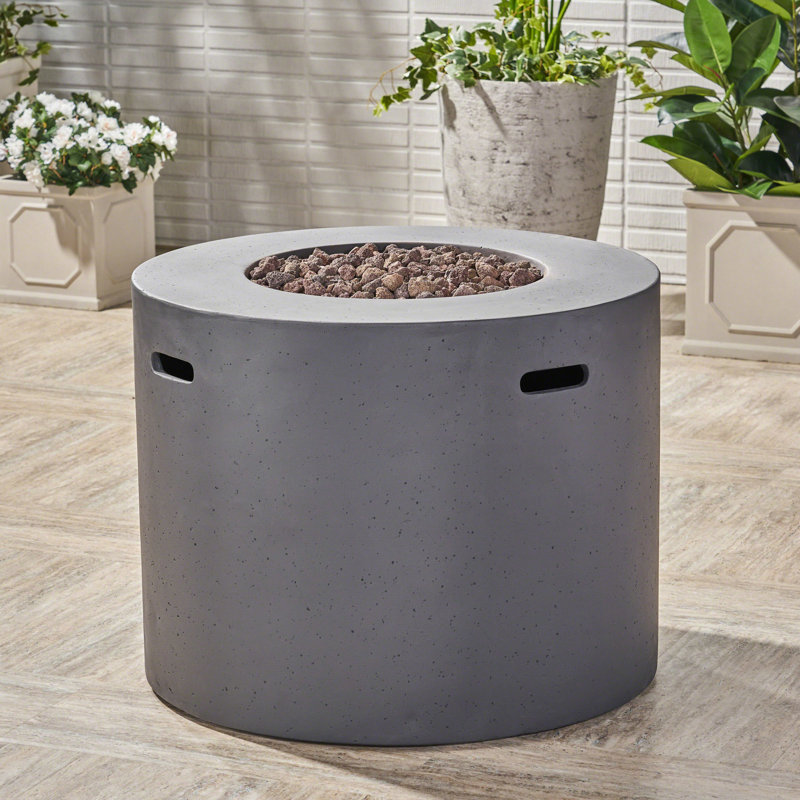 Table de feu 40 000, profondeur 30,41 pouces, gris foncé, assemblage rapide, installation simple ici