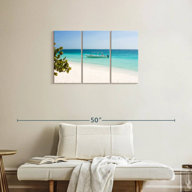 Bateau Mehar Los Roques Beach, H 20 po x l 33 po