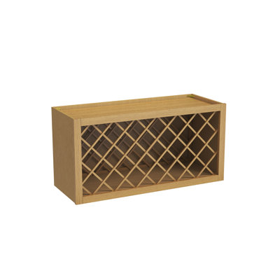 CASAINC Ready-to-Assemble W36"x H18"x D13.5" Kitchen Wine Rack Wall Cabinet
