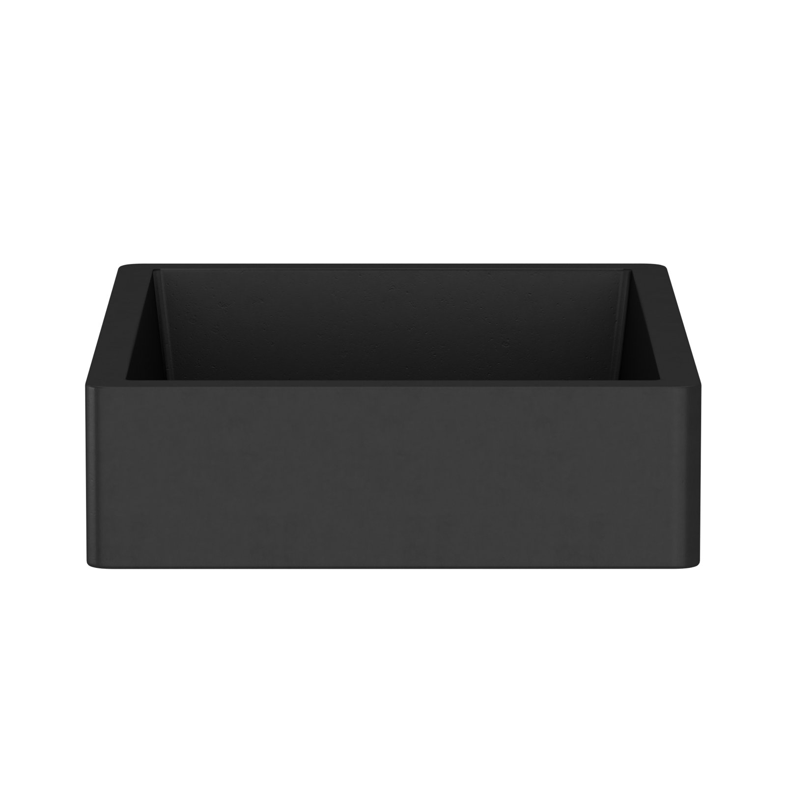 NativeStone Nipomo Dual-Mount Concrete Sink, Charcoal