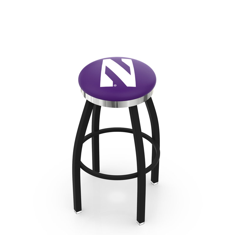 NCAA 36" Swivel Bar Stool, Northwestern