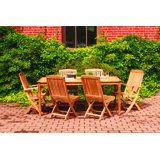 Brunswick Outdoor 7 - Piece Teak Dining Set