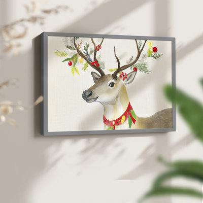 Chirstmas Art-XLIX -Framed Print - Restickable