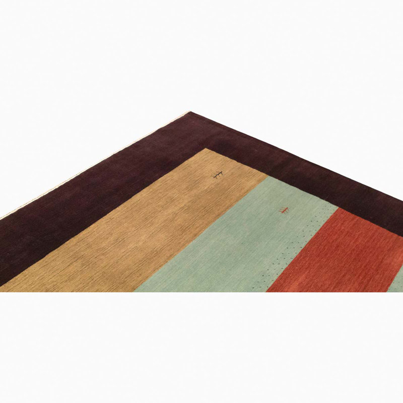Wool Striped Area Rug