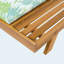 Ensemble de méridienne de salon en bois d'acacia avec coussins de salon résistants à l'eau et à la noix de coco de 2 po d'épaisseur de conception de côté assorti gris foncé disponible