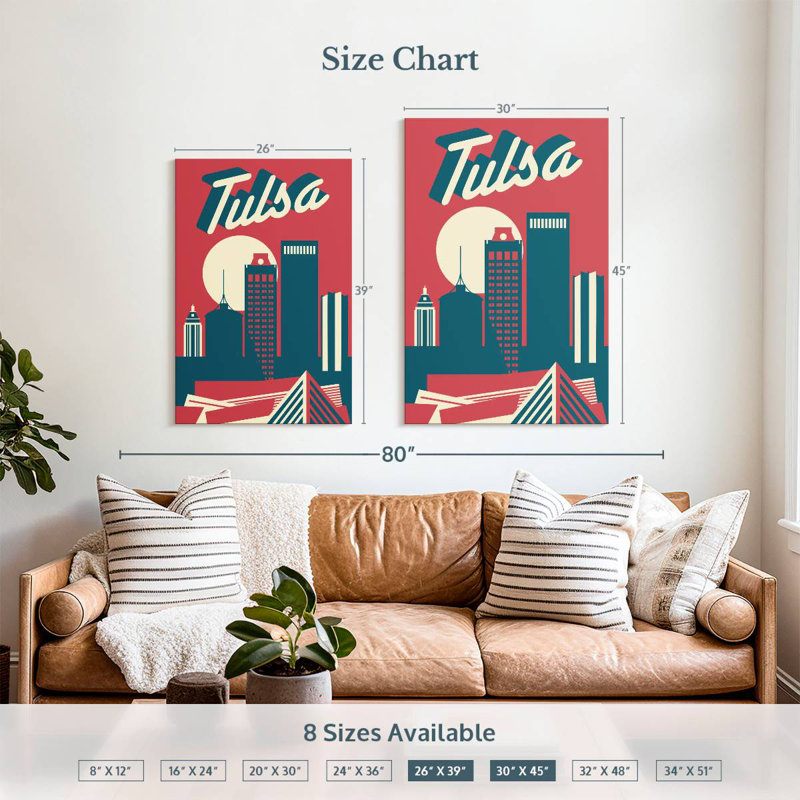 Aime Tulsa, 39" H x 26" W