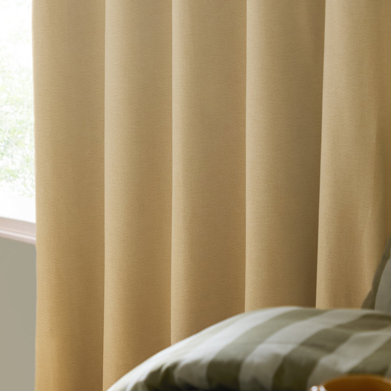 The Ultimate Blackout Blackout Curtain Panel Pair, Yellow, 168cm Width x 183cm Drop