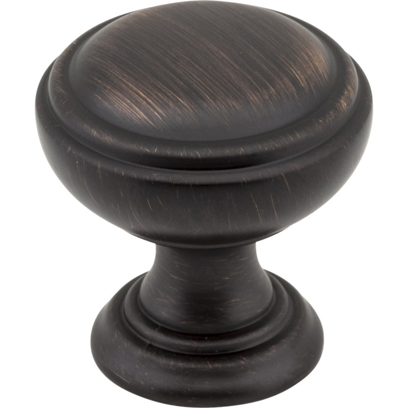 Tiffany 1 1/4" Diameter Mushroom Knob, Brushed Oil Rubbed Bronze
