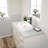24"X14" White Ceramic Rectangular Drop-in Bathroom Vessel Sink-100998247