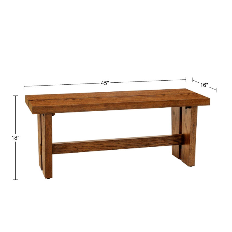 Banc de salle à manger en bois