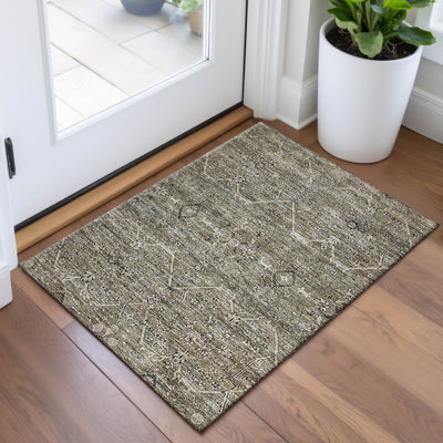 Premium Machine Washable Barry AMF1223 Panel Rug