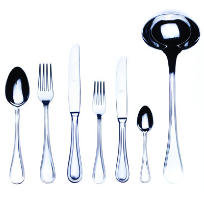 Mepra Boheme Flatware Set - 39 Pieces - Stainless Steel