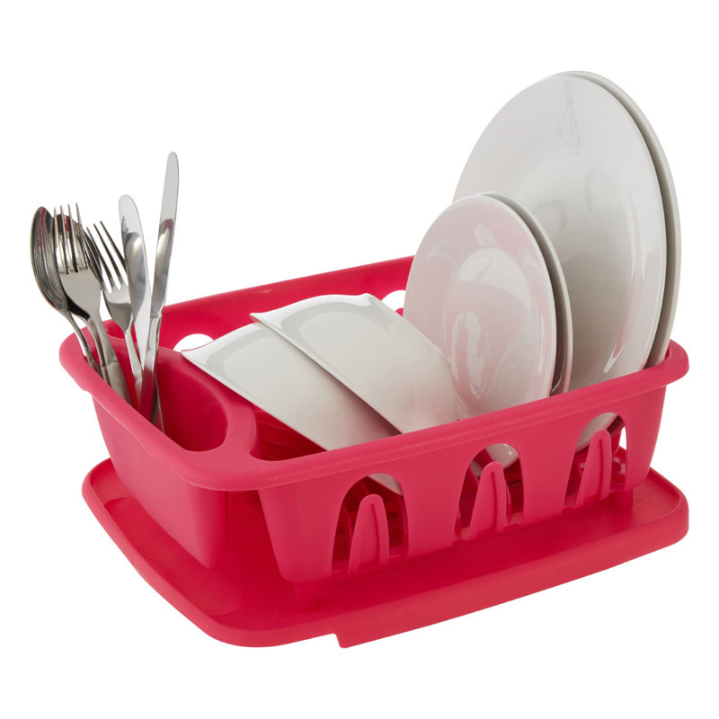 Deroche Dish Rack, Hot Pink