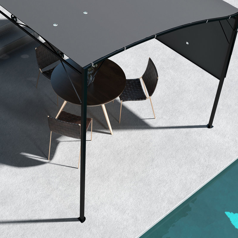 10 Ft. W x 8 Ft. D Steel Patio Gazebo