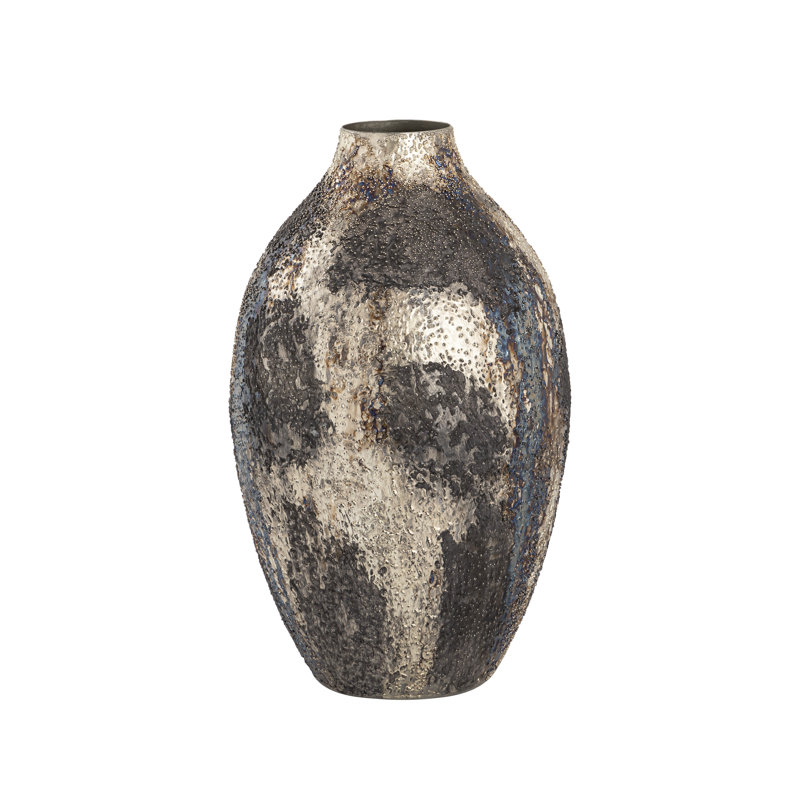 Hughes Vase - Small Oxidized Silver
