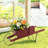 Brynesha Wood Wheelbarrow Planter-1222244573