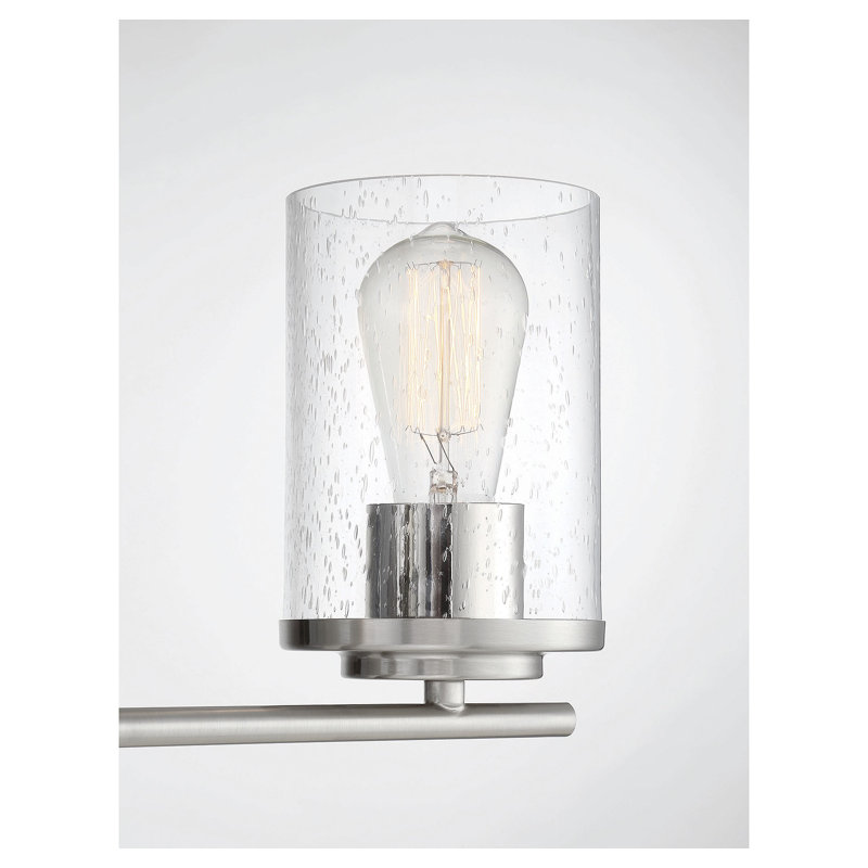 Éclairage de salle de bain à intensité variable 2 lumières Ambroz, Chrome poli